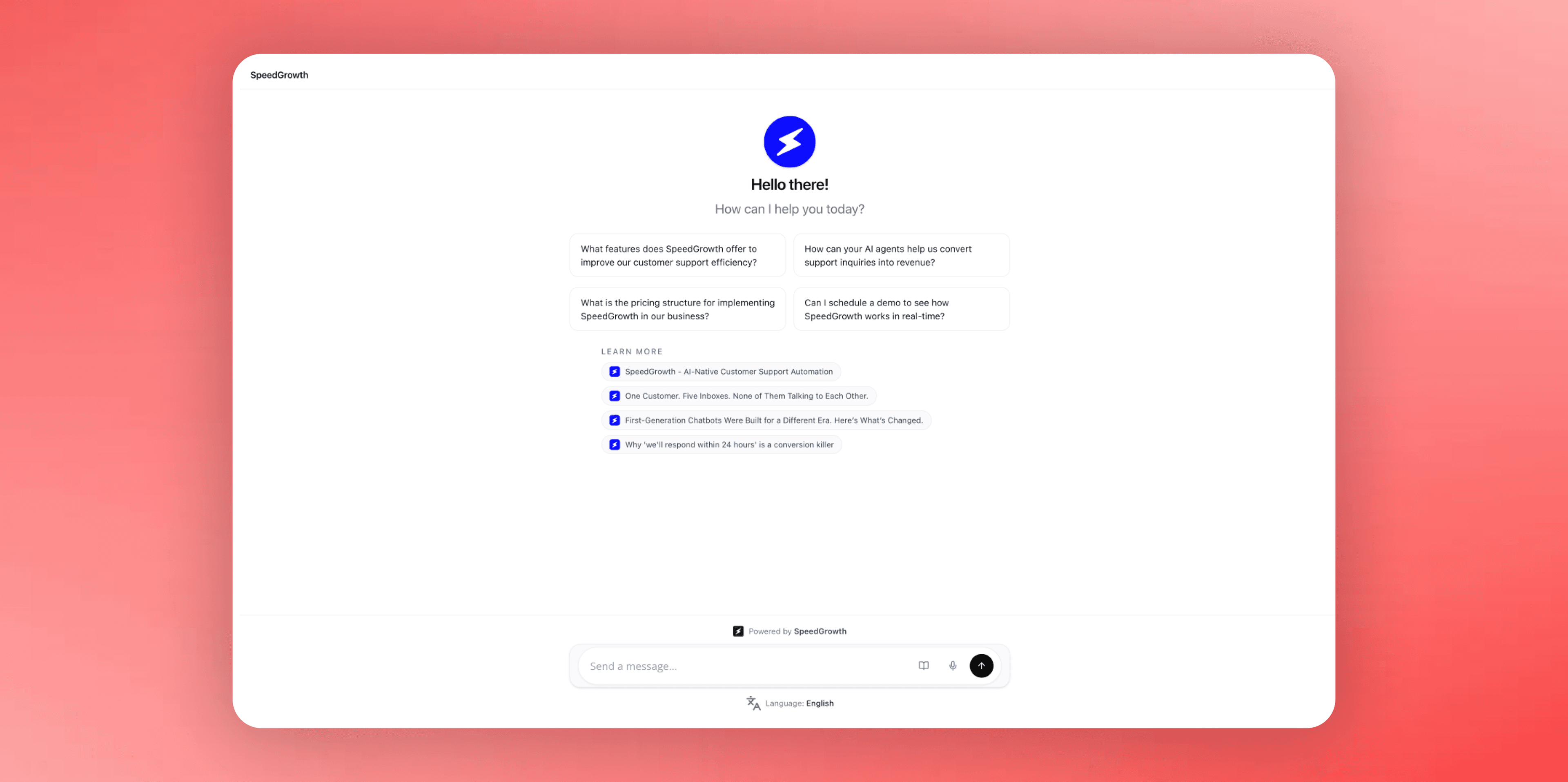 Hosted Website Chat and Public API banner