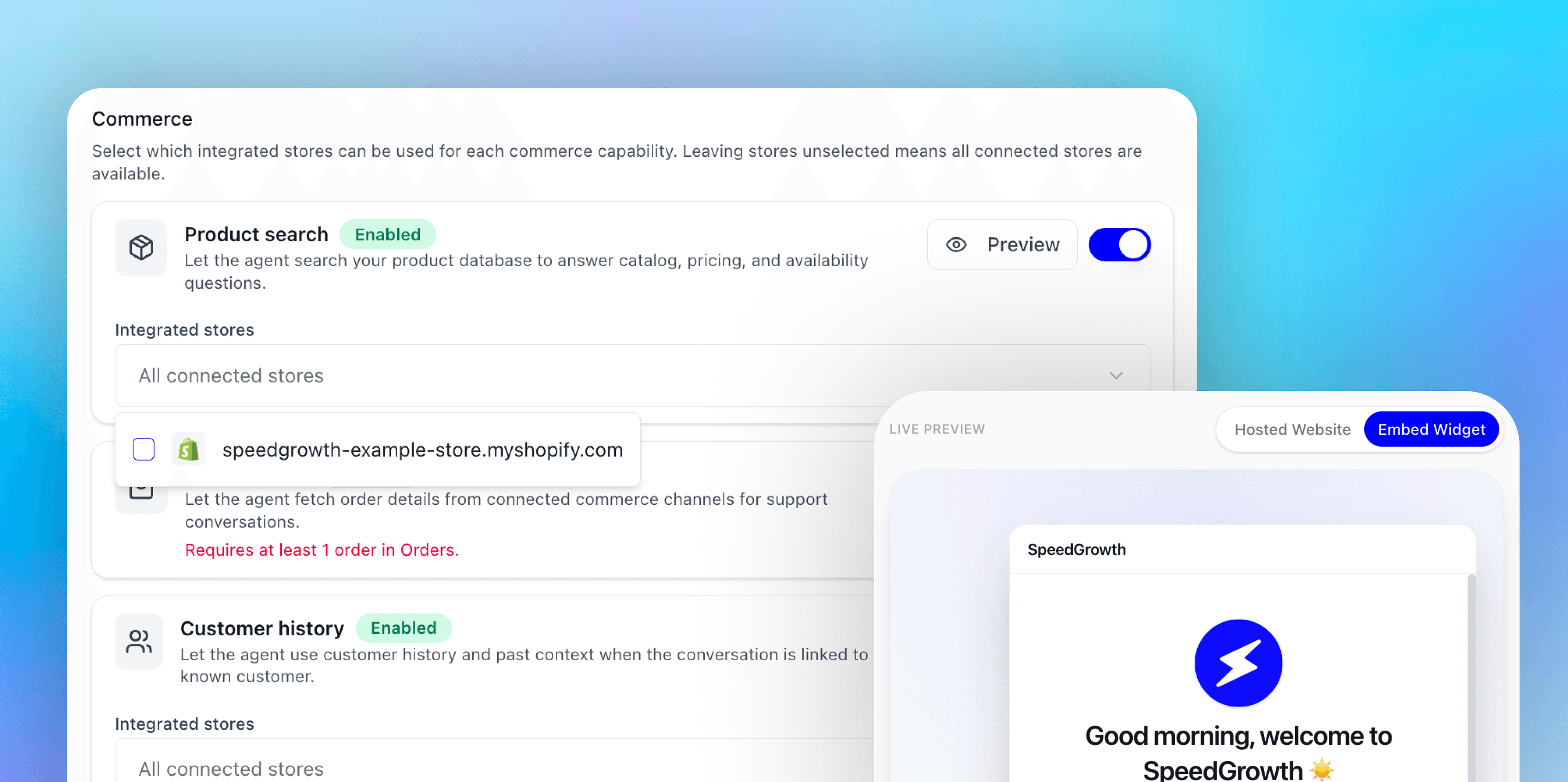 Orders Management and Shopify Reliability banner